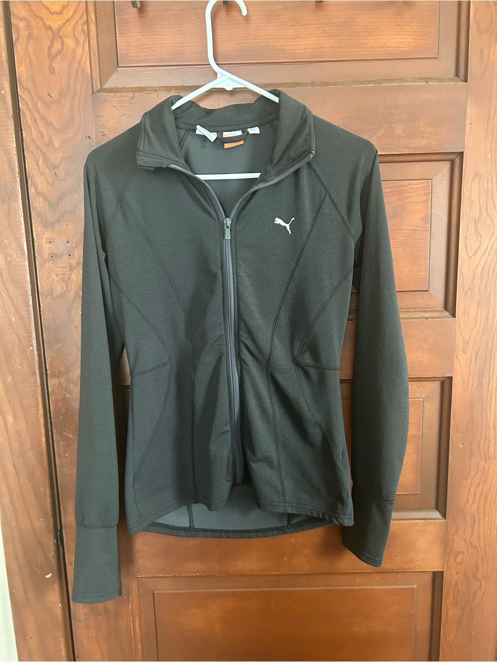 Puma Black Zip-Up Performance Jacket